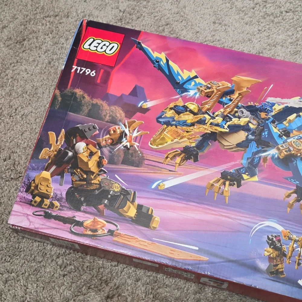 LEGO Ninjago 71796 Elemental Dragon vs The Empress Mech Building Toy 1038 Pieces